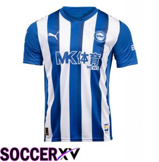 Deportivo Alaves Home Soccer Jersey Blue White 2025/2026