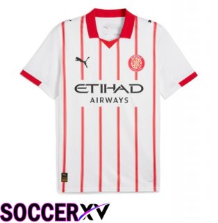 Girona Home Soccer Jersey Red White 2025/2026