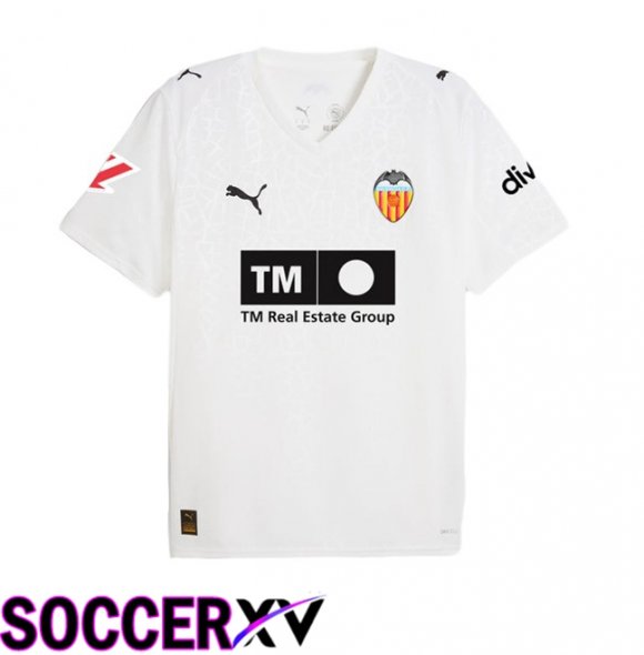 Valencia CF Home Soccer Jersey White 2025/2026