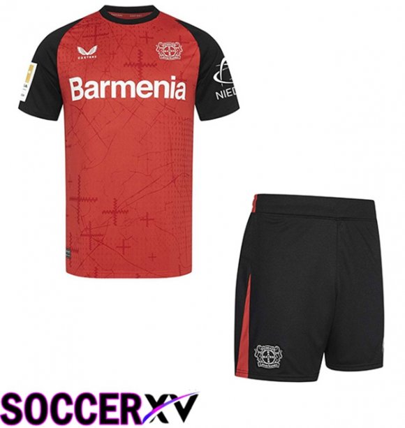 Bayer 04 Leverkusen Kids Home New Soccer Jersey 2024/2025