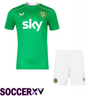 Ireland Kids Home New Soccer Jersey 2024/2025