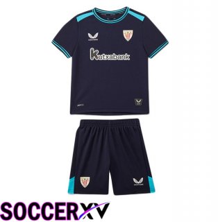 Athletic Club Kids Away Soccer Jersey Blue 2025/2026