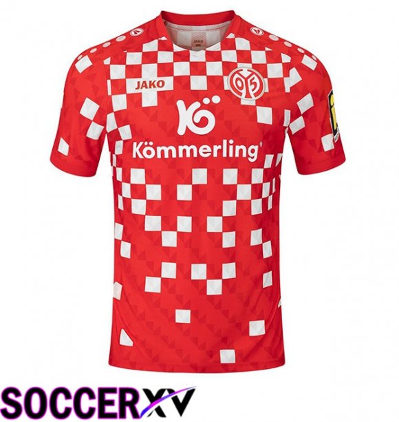 FSV Mainz 05 Home Soccer Jersey Red 2024/2025