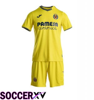 Villarreal Kids Home Soccer Jersey Yellow 2024/2025