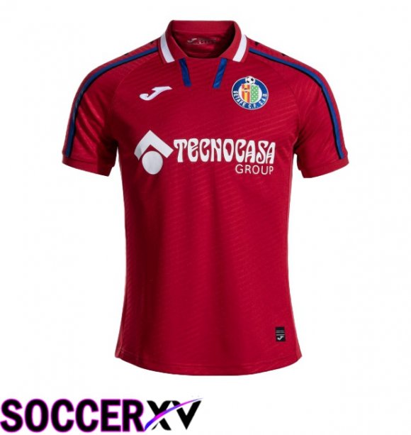 Getafe CF Away Soccer Jersey Red 2024/2025