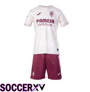 Villarreal Kids Away Soccer Jersey Blue 2025/2026