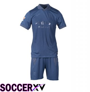 Villarreal Kids Third Soccer Jersey Blue 2025/2026