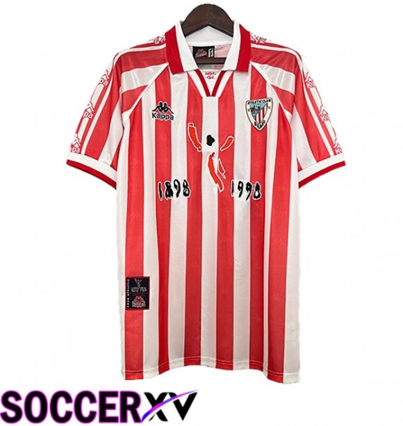 Athletic Bilbao Retro Home Soccer Jersey 100th Anniversary