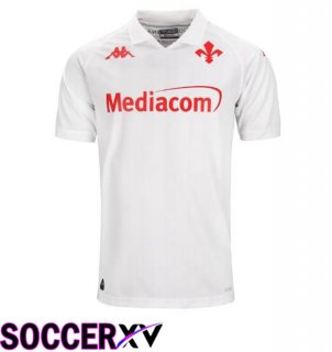 ACF Fiorentina Away Soccer Jersey White 2024/2025