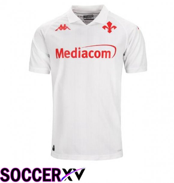 ACF Fiorentina Away Soccer Jersey White 2024/2025