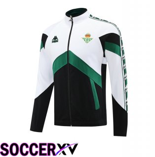 Real Betis Training Jacket White Green 2025/2026