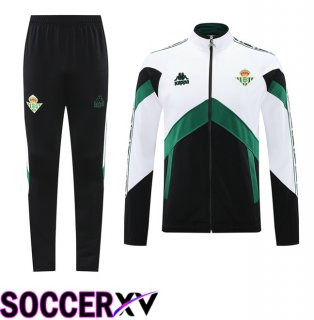 Real Betis kit Training Jacket Suit White Green 2025/2026
