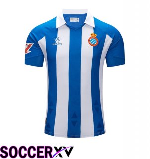 RCD Espanyol Home Soccer Jersey Blue White 2024/2025