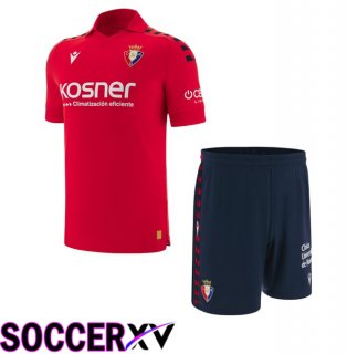 CA Osasuna Kids Home Soccer Jersey Red 2025/2026