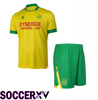 FC Nantes Kids Home Soccer Jersey Yellow 2025/2026