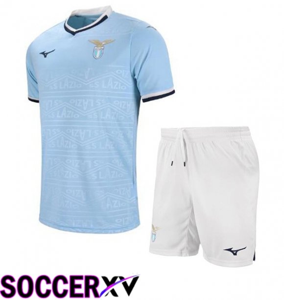 SS Lazio Kids Home Soccer Jersey Blue 2024/2025