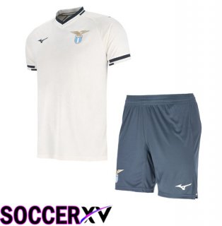 SS Lazio Kids Away Soccer Jersey White 2025/2026