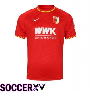 FC Augsburg Away Soccer Jersey Red 2025/2026