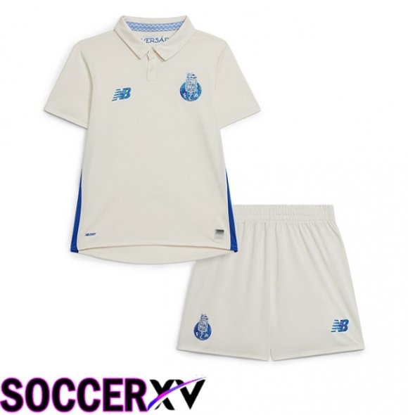 FC Porto Kids Third Soccer Jersey White 2025/2026