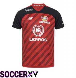 Bayer 04 Leverkusen Soccer Jersey eSports Red Black 2025/2026