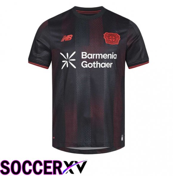 Bayer 04 Leverkusen Home Soccer Jersey Black 2025/2026