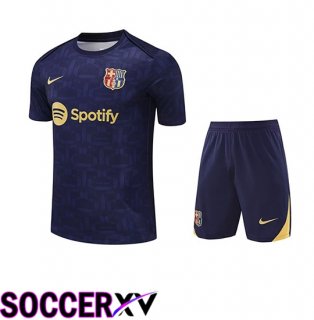FC Barcelona Kids Training T Shirt Blue Royal 2025 2026