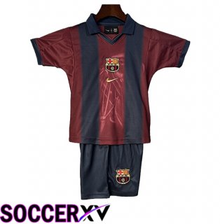 Barcelona Kids Soccer Jersey Special Edition Red Blue 2025 2026