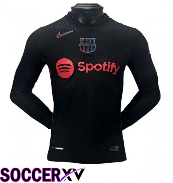 FC Barcelona Away Soccer Jersey Long sleeve 2024/2025