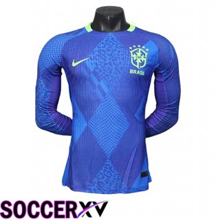 Brazil Away Soccer Jersey Long sleeve 2025 2026