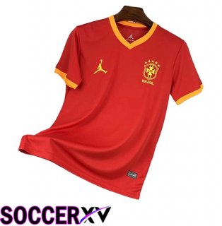 Brazil Jordan Soccer Jersey Special Edition Red 2025 2026