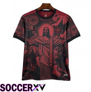 Brazil Soccer Jersey Special Edition Red Black 2025 2026