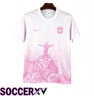 Brazil Soccer Jersey Special Edition Pink 2025 2026