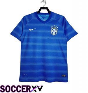 Brazil Retro Away Soccer Jersey 2014