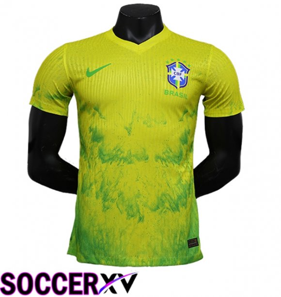 Brazil Soccer Jersey Special Edition Yellow 2024/2025