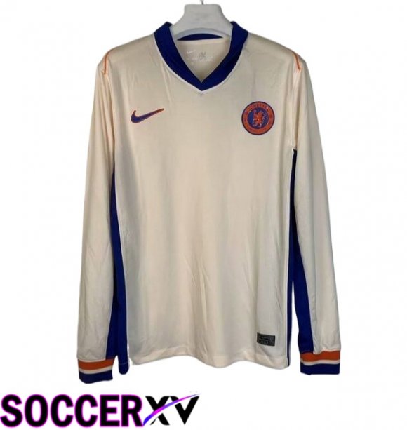 FC Chelsea Away Soccer Jersey Long sleeve 2024/2025