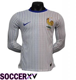 France Away Soccer Jersey Long sleeve 2024/2025