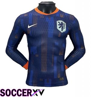 Netherlands Away Soccer Jersey Long sleeve 2024/2025