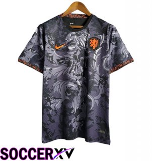 Netherlands Soccer Jersey Special Edition Black 2024/2025