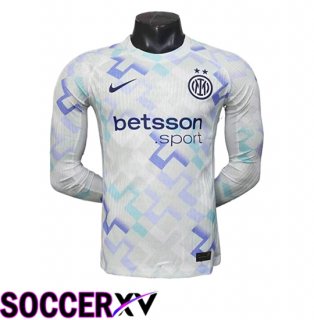 Inter Milan Away Soccer Jersey Long sleeve 2025 2026