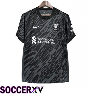 FC Liverpool Goalkeeper Soccer Jersey Black 2024/2025