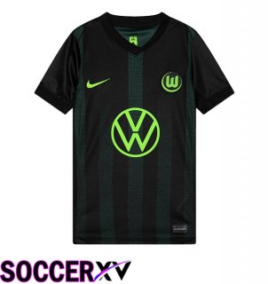 Vfl Wolfsburg Away Soccer Jersey Black 2024/2025