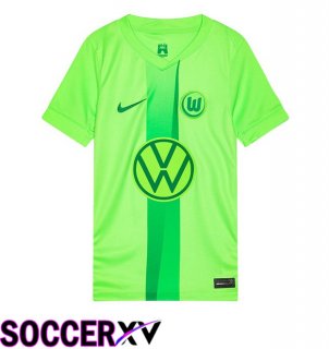 Vfl Wolfsburg Home Soccer Jersey Green 2024/2025