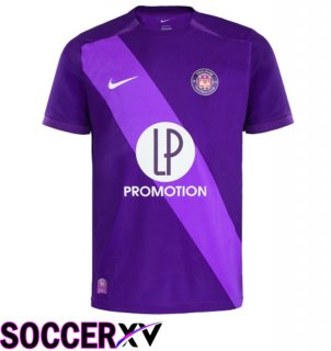 Toulouse Home Soccer Jersey Purple 2024/2025