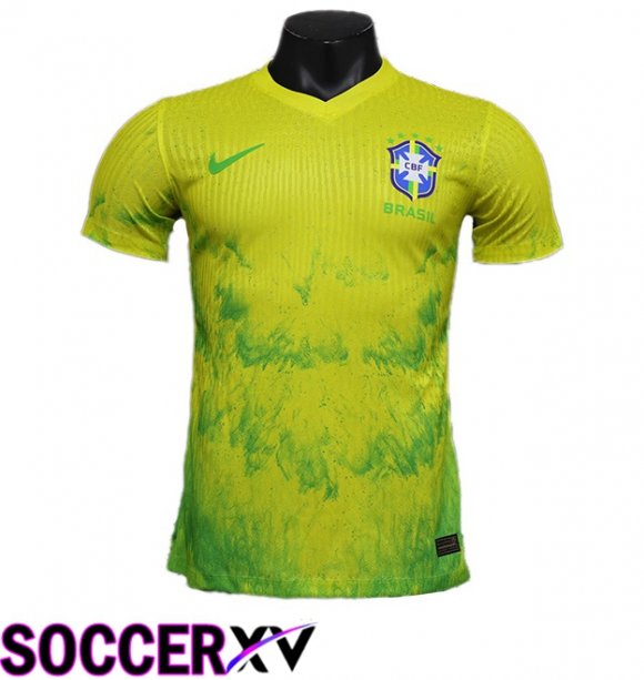 Brazil Soccer Jersey Special Edition Yellow 2024/2025