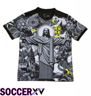 Brazil Soccer Jersey Special Edition Black 2024/2025