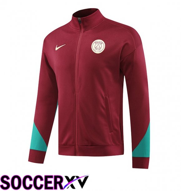 Paris PSG Training Jacket Red 2024/2025