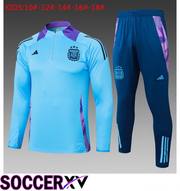 Argentina Kids kit Training Tracksuit Blue 2024/2025