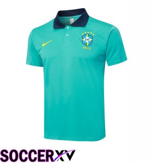 Brazil Soccer Polo Green 2024/2025