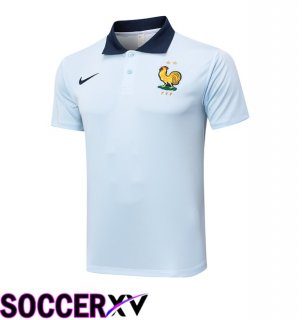 France Soccer Polo Blue 2024/2025