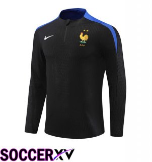 France Training Sweatshirt Black 2024/2025